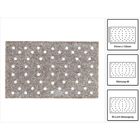 Mirka IRIDIUM Schleifstreifen Grip 81x133mm K40, 50 Stk. ( 246B105040 ) (1/5)