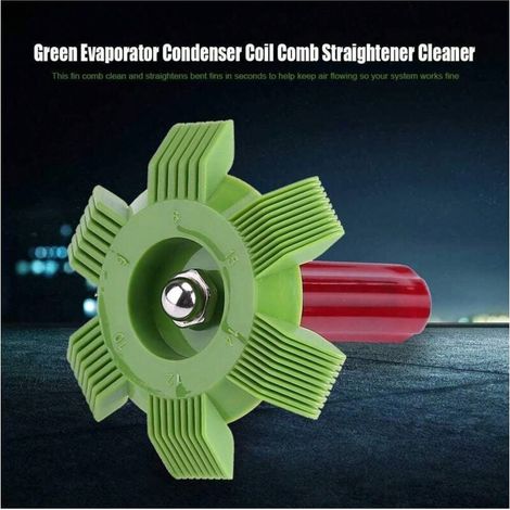 Peigne à ailettes de condenseur, peigne à ailettes de climatisation, peigne à ailettes plus propre pour radiateur de climatisation. Lamelle en plastique pour nettoyer l'évaporateur du radiateur (1/4)