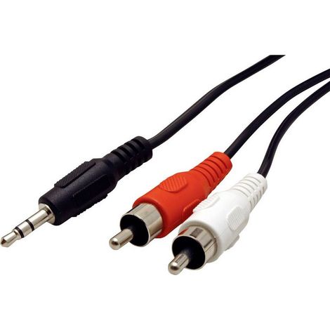 Câble audio 3,5 mm/2 x RCA (M), 10 m, 11/09/4349 (1/2)
