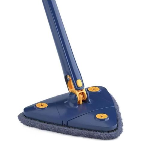 Balai de Nettoyage Rotatif à 360 ° Balai de Nettoyage Triangle télescopique avec Fonction de Compression Automatique de l\'eau (1/4)