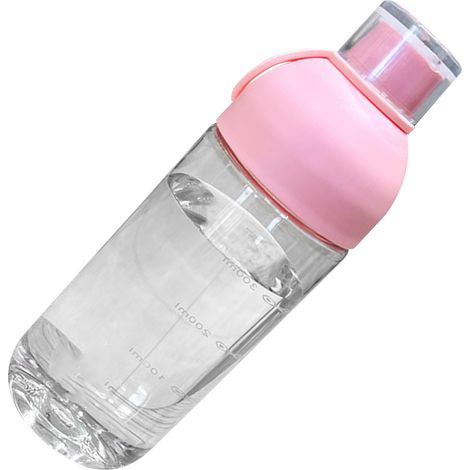 PC-Wasserbecher, hitzebeständig, tragbar, für Zuhause und unterwegs, mit Kalkfilter, rosa (1/5)