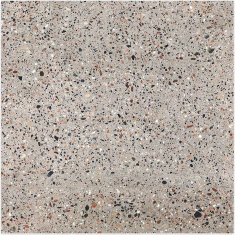 Carrelage Vintage effet Terrazzo Multicolore 60x60x0,9 cm Tervana - Sol et mur intérieur (vendu par carton de 1,08 m²) - RO'MA CARRELAGE