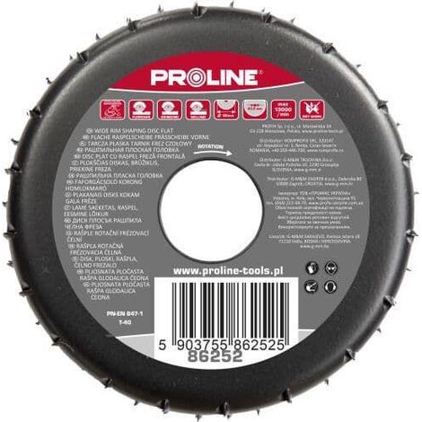 Profix Proline Flachscheibe Raspel Große Zähne 120mm