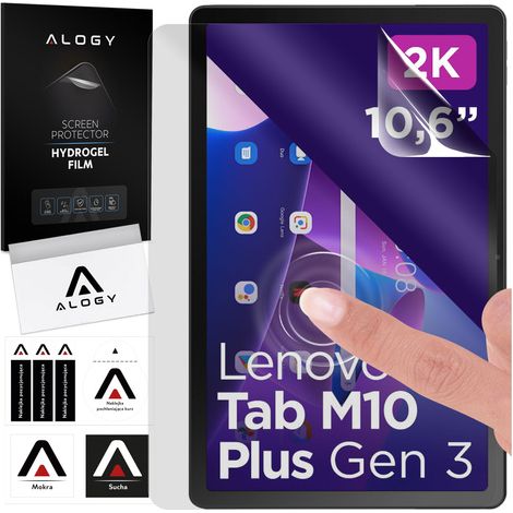 Pellicola protettiva in idrogel Alogy per Lenovo Tab M10 Plus di terza generazione da 10,6” 2022 TB128XU TB125FU (1/4)