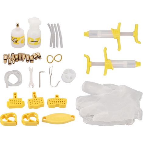 Kit de purge de freins à disque en plastique durable, facile à utiliser, conditionné dans une boîte, huile stable, kit de purge pour réparation et lubrification de moto (1/5)