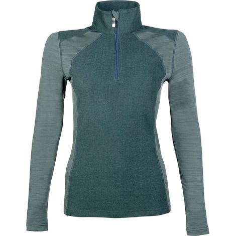XL, Marineblau 6900: Hoch wärmeisolierendes, langärmeliges Reitshirt Modell Duo (1/5)