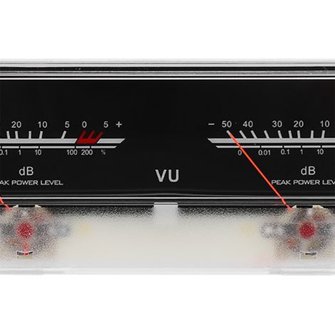 P-78WTC-OG Hochpräziser Doppelkopf-VU-Leistungsverstärker mit hintergrundbeleuchtetem dB-Meter, Röhrenvorverstärker und Audiopegelanzeige (1/5)