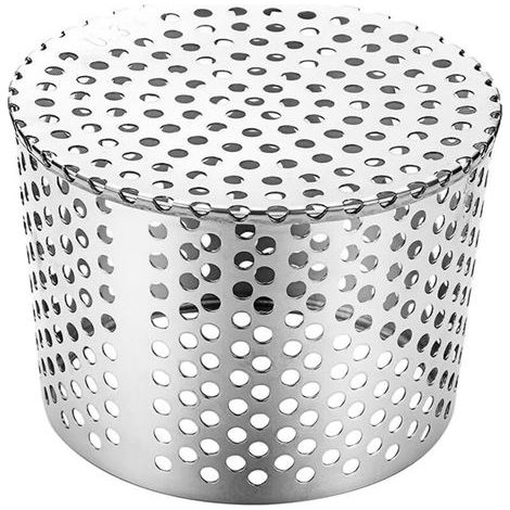 Lot de 1 Protection de Gouttière en Acier Inoxydable, Anti-Feuilles et les Obstructions, Filtre Gouttière À Mailles, Pour des Diamètres de 110 à 125 mm (1/5)