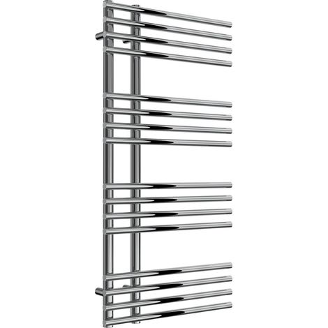 Reina Elisa Designer Heated Towel Rail 1000mm H x 500mm W Chrome (1/4)