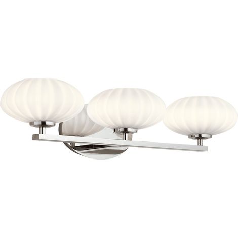 Elstead Kichler Pim Applique Salle de Bain Chrome Poli, 3000K, IP44 (1/5)