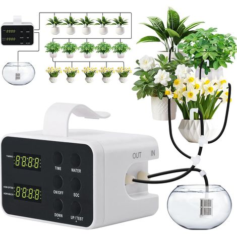 Arrosage Automatique Goutte à Goutte, Kit Arrosage Automatique, Système Arrosage Goutte à Goutte pour Arrosage Automatique Balcon et Arrosage Automatique Interieur (1/5)