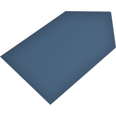 Eclisse d'angle alu couvertine gamme à coller 27cm anthra 7016 lisse (1/4)