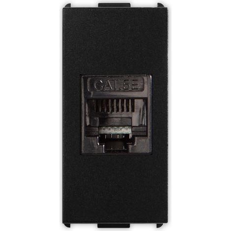 Presa telefonica RJ45 Cat.5E non schermato Nero Pixia Master 14218
