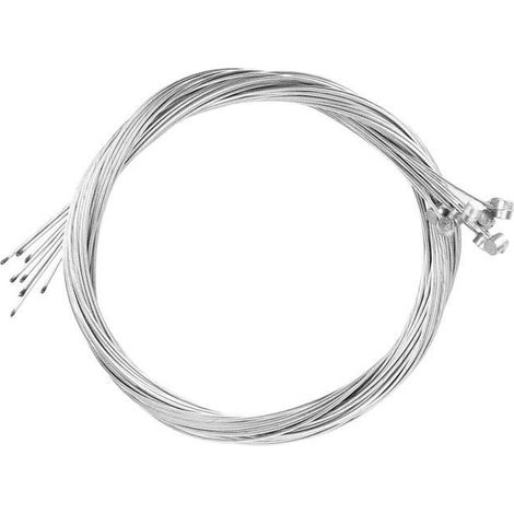 Cables de freno para bicicleta - SHIPENOPHY - Paquete de 10 - Acero de alta calidad - Extremos galvanizados (1/4)