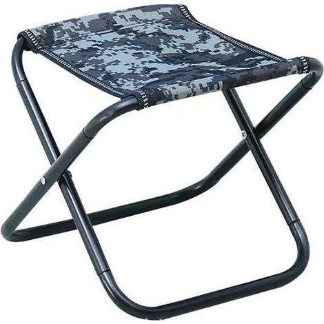Taburete plegable pequeño de camuflaje