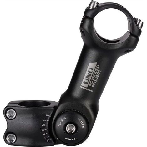 Attacco manubrio regolabile 31,8 mm 0,60 gradi Attacco manubrio regolabile per la maggior parte delle mountain bike da strada