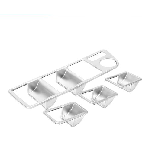 4 Garnitures de Commutateur de Lève-Vitre Panneau Décoratif, Conduite à Droite, Compatible Harrier Venza XU80 2020-2021, Couvre-Cadre de Remplaçant, Lot de 4 (1/5)