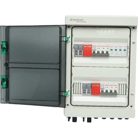 Quadro con fusibile di protezione da 380 V per impianti fotovoltaici DC/AC da 5-10 KW con 2 stringhe