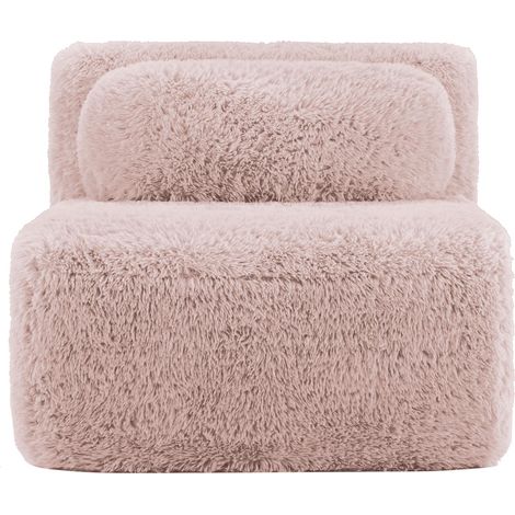 Canapé Aviana sans accoudoirs (avec coussins), tissu peluche rose, un meuble de haute qualité, au design élégant et moderne (1/5)