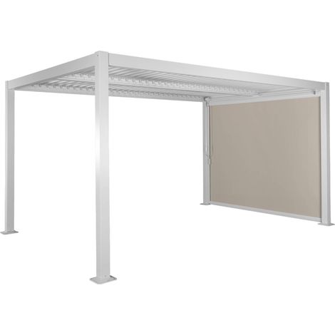 sweeek - Pergola mit Lamellendach Palace 3x4m + Markise 3m