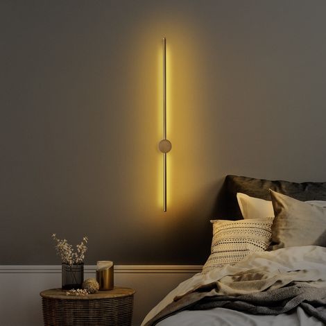 Wandlampe Gold 91 cm Metallwirbel