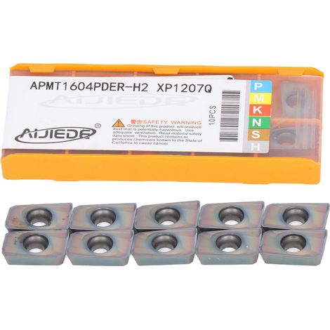 10 inserts de tournage en carbure cémenté haute dureté pour acier, fraisage CNC. (1/5)