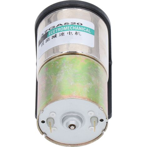 Mikrobürstenmotor mit Halterung, automatischer Verriegelung, kompakt, drehzahlgeregelt, Untersetzungsgetriebemotor, 24 V DC, 10 W, 0–150 U/min (1/5)