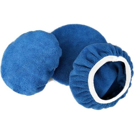 3 pièces(9-10pouces) Bonnets de Polissage en Microfibre, Car Polisseuse Pad Bonnet Buffing Pad de Bonnets de Polissage Polissage polir Bonnets électrique pour Polisseuse-lustreuse Orbitale (1/5)