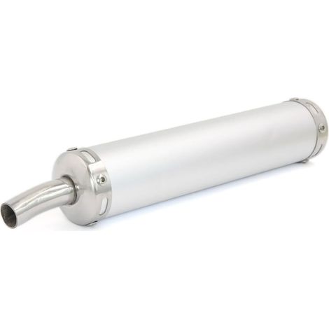 Tuyau D'Échappement Arrière Silencieux 1pc Pour Dirt Bike Pour Dirt Pit Vélo, 280mmx60mm, Acier Inoxydable, Diamètre 22mm, Bricolage Auto, Installation Facile (1/4)