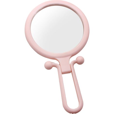 Miroir Double Face - Miroir de Maquillage Agrandissant 5x - Poignée Réglable Pivotante - Pour Voyage et Salle de Bain - 1 Pièce (1/5)
