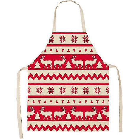 Frohe Weihnachten Schürzen, Weihnachtsdekorationen für Zuhause, Küchenaccessoires, Neujahrs- und Weihnachtsgeschenke (1/5)