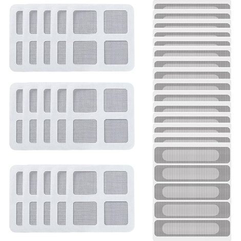 Kit de réparation pour fenêtre (30 pcs), réparation de moustiquaires, écrans et cloisons sèches, pratique pour la maison et le jardin (1/5)