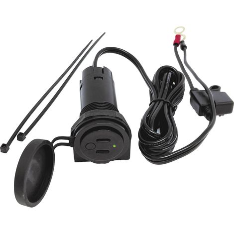 BAAS Prise de courant USB double 3,6A 12/24 V V305093
