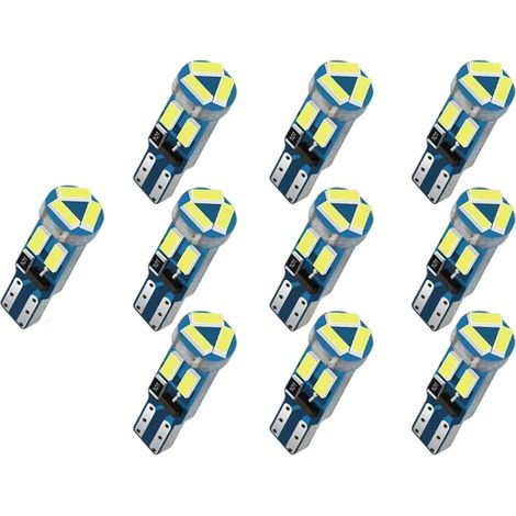 Pack de 10 Ampoule LED T5, culot à vis 74 70 37 17, tableau de bord véhicule (1/5)
