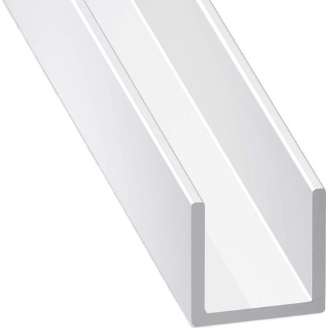 CQFD U PVC bianco 6,2x8,7x6,2x1,2mm int.6,3 1m
