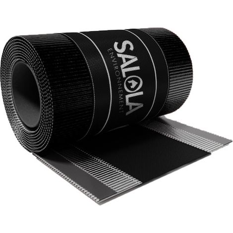 Closoir de faîtage en rouleau AEROLL - 5 m x 320 mm - noir - SALOLA (1/2)