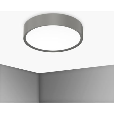 Century plafoniera blanca luxe 400mm 24w 3000k-4000k-6500k grigio bcl-2440gr (1/3)