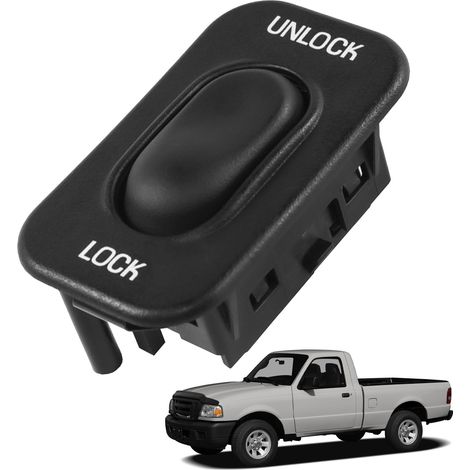 Interruptor SW7080 de bloqueo/desbloqueo eléctrico del lado del conductor delantero. Compatible con Ford Ranger 1995-2006. Reemplaza PDS133 1S9038 F57Z14028AAA ZZM066210.
