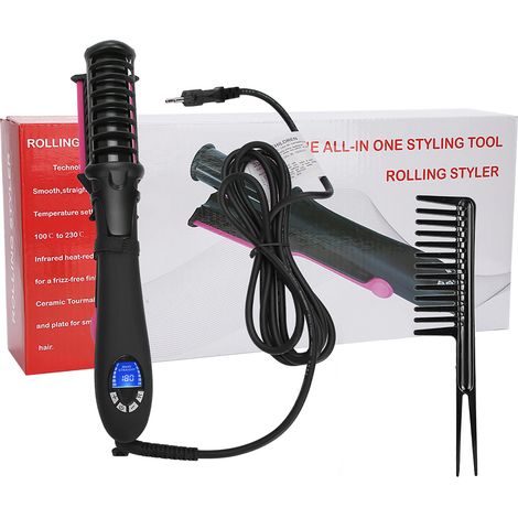 K19 Fer à Boucler Automatique avec Température Réglable, Outil de Coiffure 32mm, Prise UE 110‑240V (1/5)