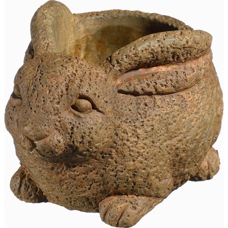 Jardinière Lapin Rouille L (1/3)