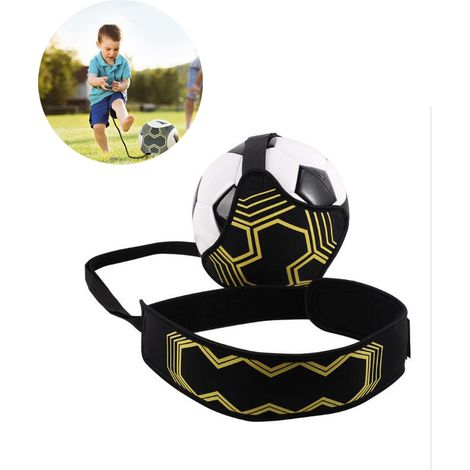 1 Entraîneur de football, outil réglable, sangle extensible, pour ballons tailles 3 4 5, jardin (1/5)