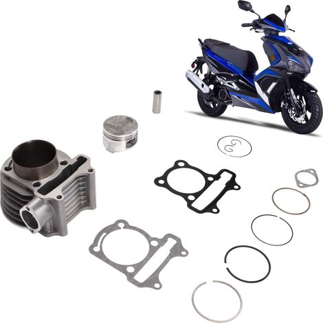 Zylinderblock und Kolbenringbaugruppe für GY6 150cc Roller (1/5)