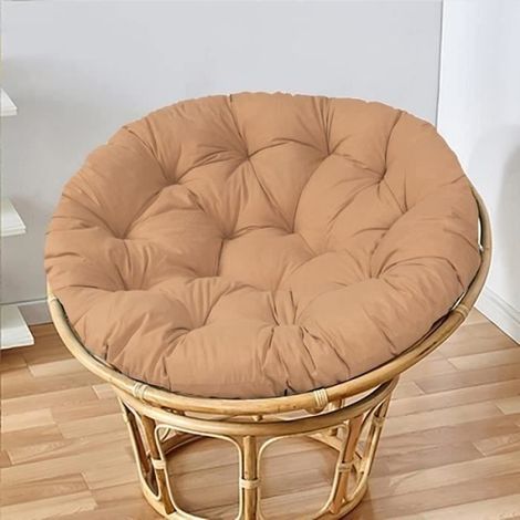 Coussin Fauteuil Rotin Rond Confortable Coussin pour Fauteuil de Jardin fauteuil de jardin coussin du fauteuil suspendu ,GT18469 (1/4)