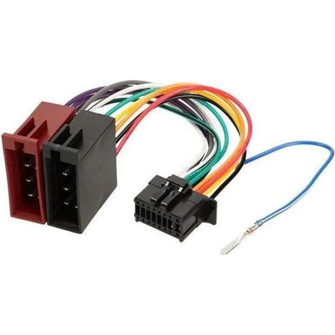 Cable Adaptateur ISO - 8 Broches - Pour Autoradio Pioneer DEH-X6600BT X6800DAB X7500SD X8500BT - Connecteur Standard Voiture - 1 Pièce (1/5)