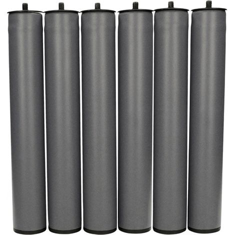 Juego de 4 patas cilindricas 30cm
