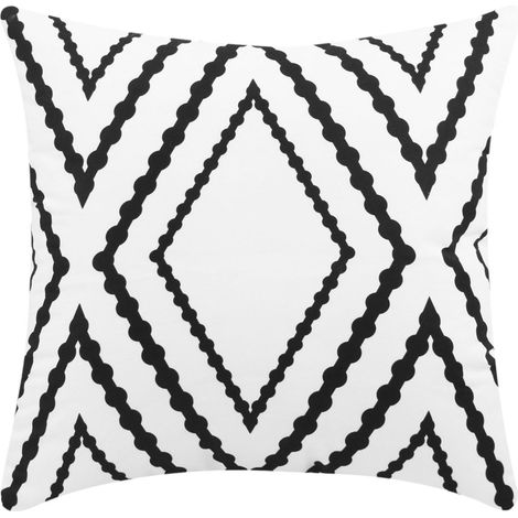 Housse De Coussin - 45 X 45 Cm - Imprimé Géométrique - Extérieur Résistant À L'Eau - Pour Canapé Ou Terrasse - 1 Pièce (1/5)