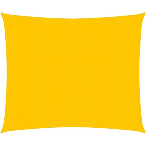 Maison Exclusive - Voile d'ombrage 160 g/m² carré jaune 5x5 m PEHD (1/5)
