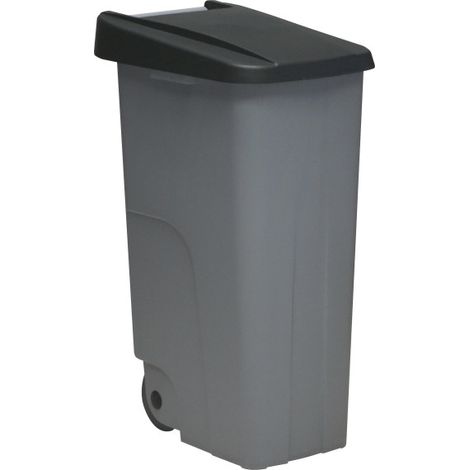 Contenedor para el reciclaje de residuos de 110 Litros DENOX – FAMESA  Negro