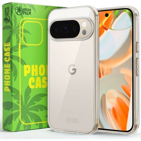 UrbanPalm Hülle für Google Pixel 9 / 9 Pro, Silikon, Transparent (1/5)