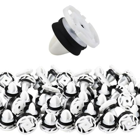 Clips fixation panneau porte 40pcs - Référence 7703077476 compatible Peugeot 308/Citroën DS4/Renault Megane III - Petits et robustes - Réparation véhicules - Mécaniciens (1/4)